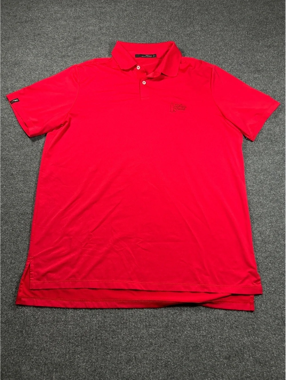 Ralph Lauren RLX Red Polo Shirt Tour Championship by Coca-Cola